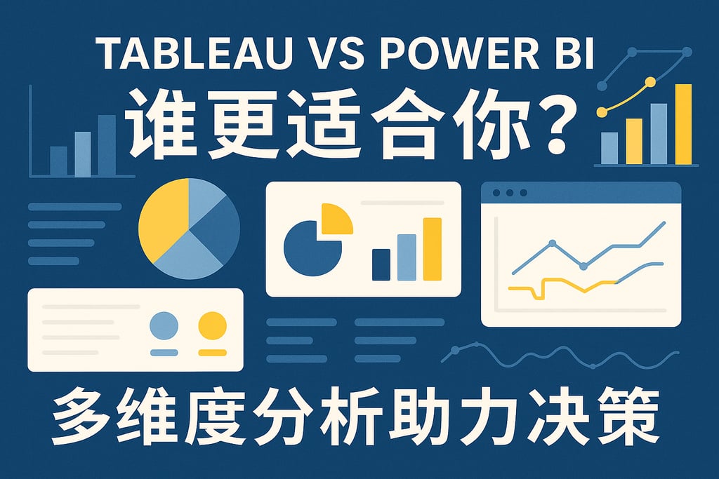 Tableau vs Power BI谁更适合你？多维度分析助力决策